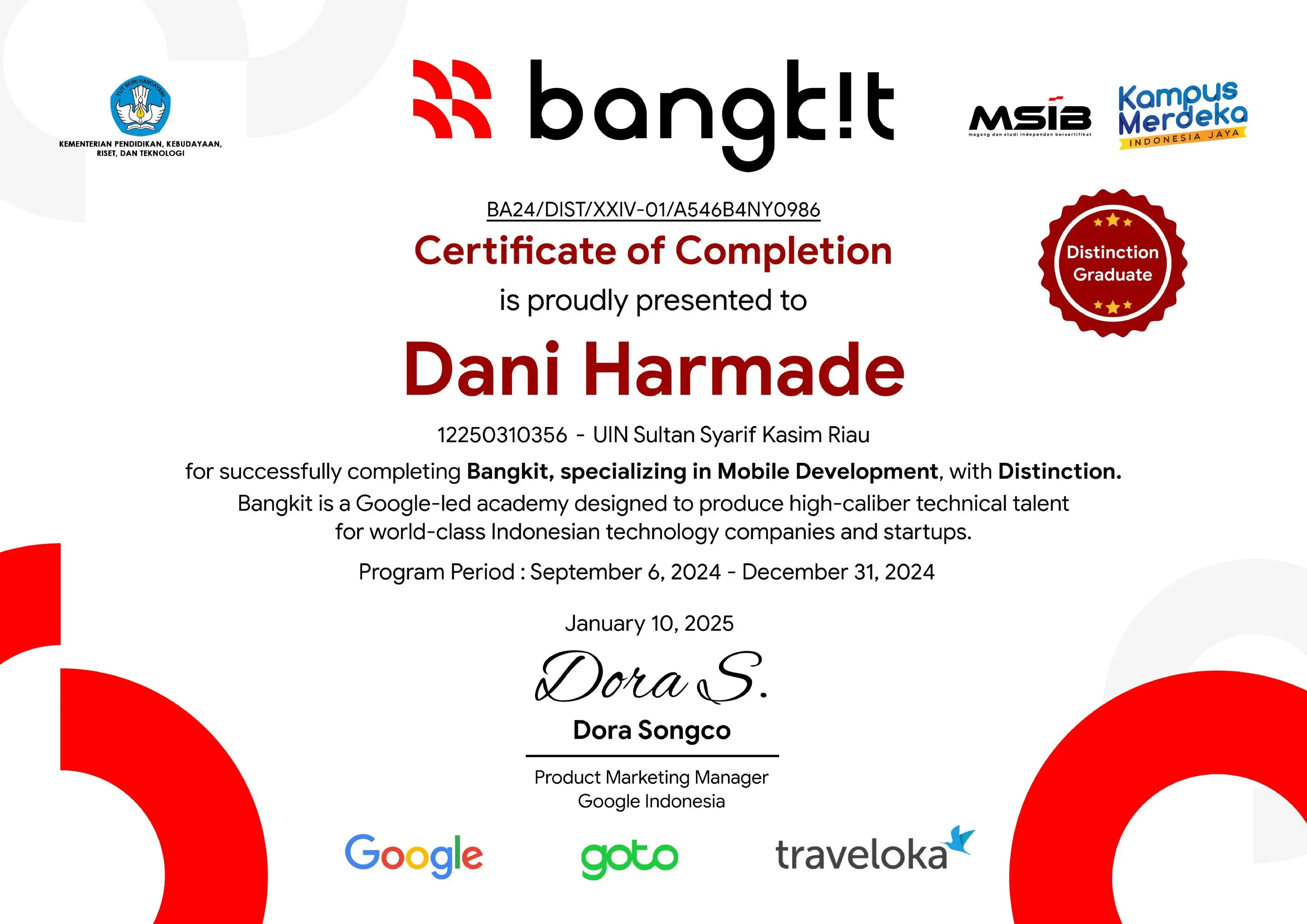 Specializing in Mobile Development certificate